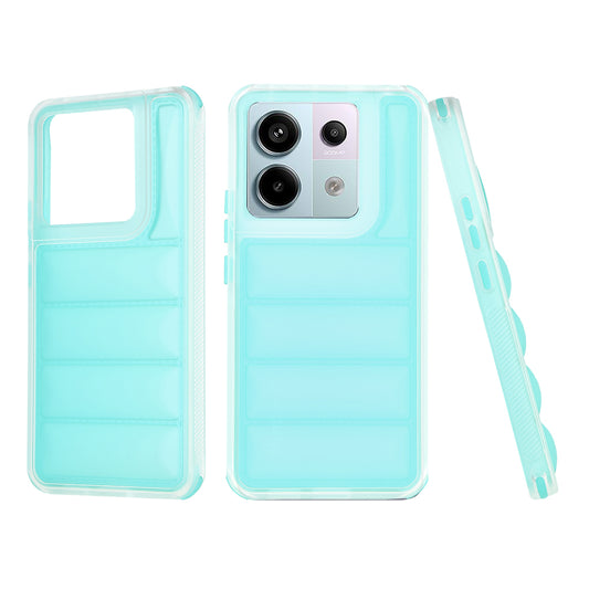 Etui do Xiaomi Poco X6 / Note 13 Pro 5G, Techsuit, Wave Shield, Turkusowy