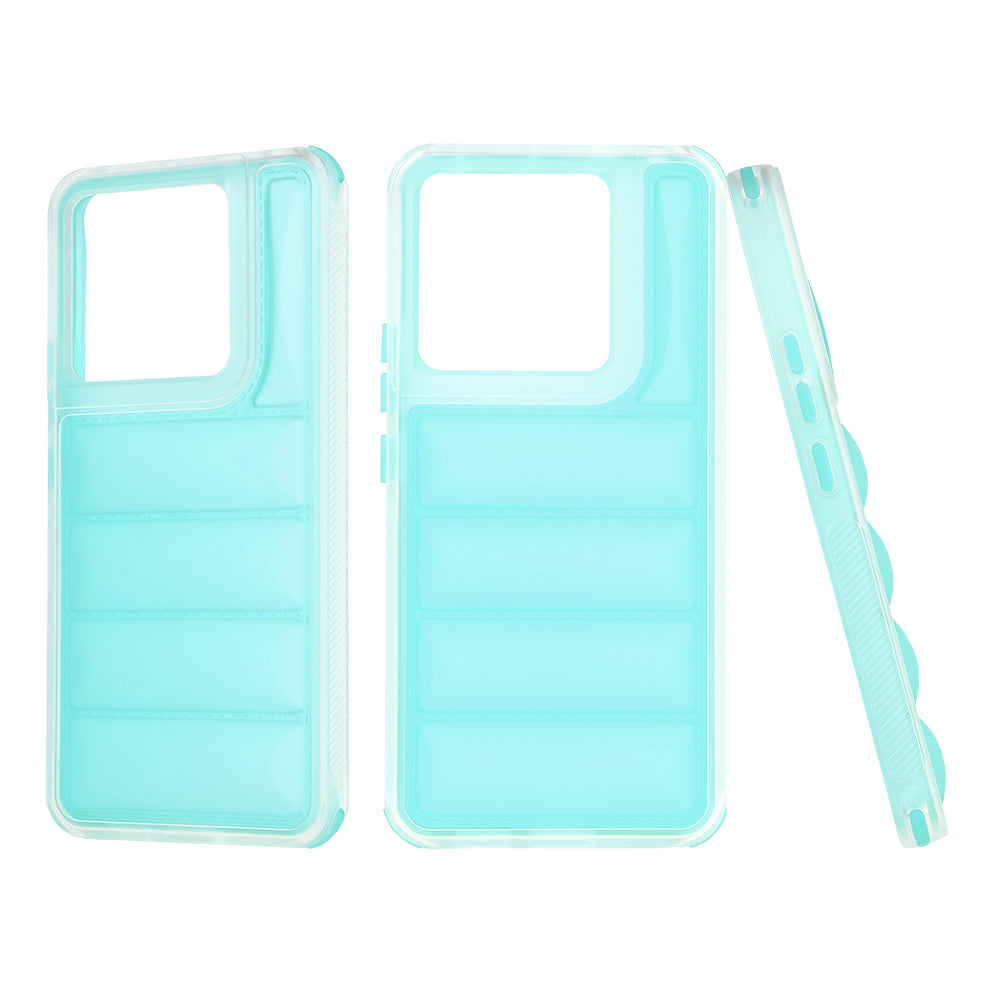 Etui do Xiaomi Poco X6 / Note 13 Pro 5G, Techsuit, Wave Shield, Turkusowy