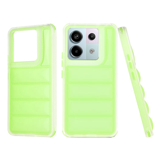 Etui do Xiaomi Poco X6 / Note 13 Pro 5G, Techsuit, Wave Shield, Zielony