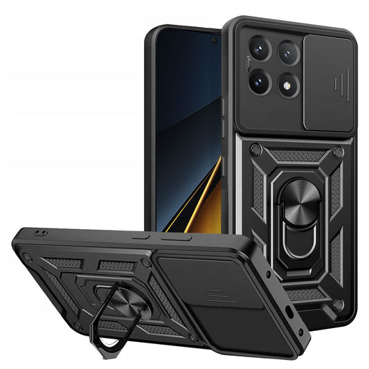 Etui na Xiaomi Poco X6 Pro, Techsuit, CamShield, Czarna