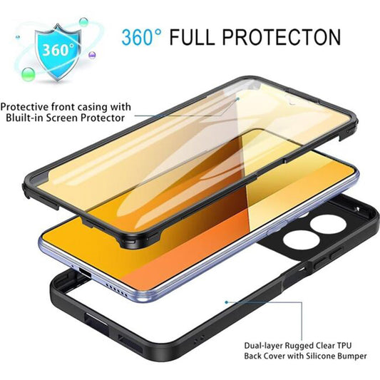 Etui do Xiaomi Poco X6 Pro, Techsuit, ColorVerse 360, Czarny