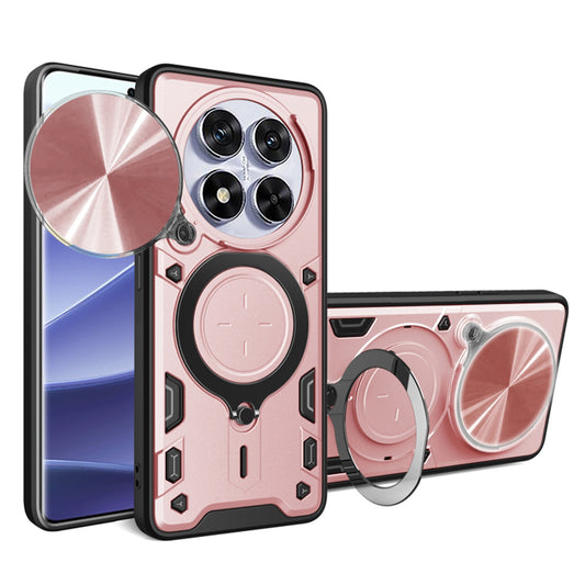 Etui do Xiaomi Poco X7 / Note 14 Pro 5G, Techsuit, CamGuard Pro, Różowo-Złote