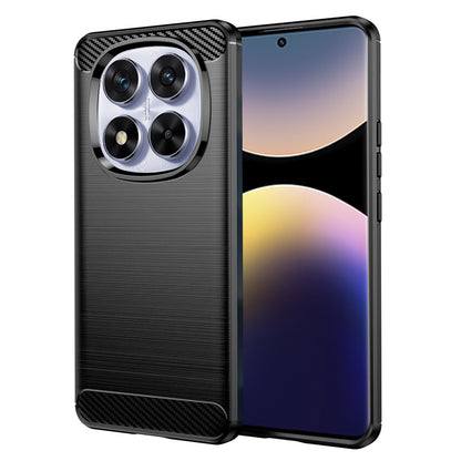 Etui do Xiaomi Poco X7 / Note 14 Pro 5G, Techsuit, Carbon, Czarny