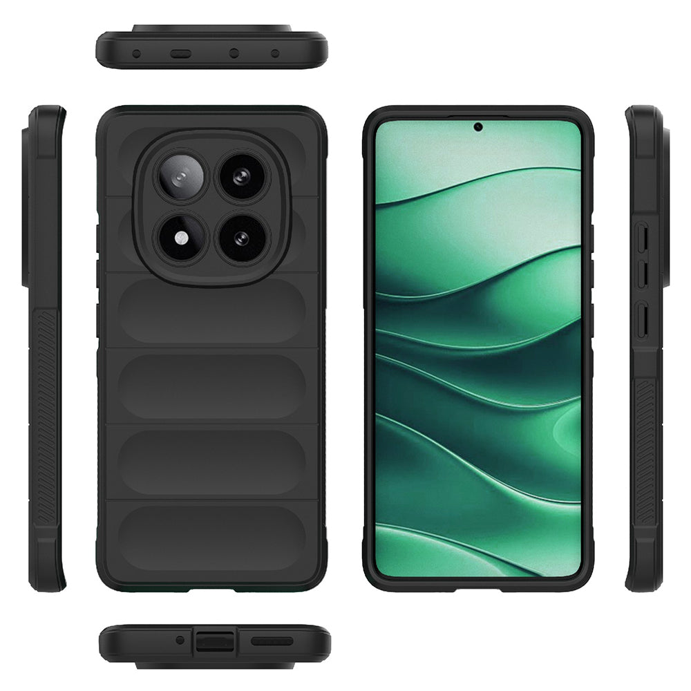 Case for Xiaomi Poco X7 / Note 14 Pro 5G, Techsuit, Magic Shield, Black