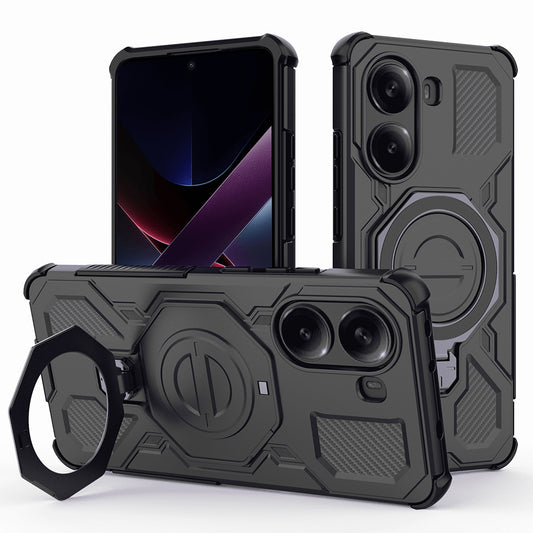 Etui do Xiaomi Poco X7 Pro, Techsuit, Carbon Shield Pro, czarne