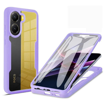Etui na Xiaomi Poco X7 Pro, Techsuit, ColorVerse 360, Fioletowy