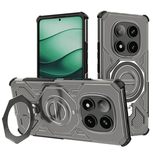 Etui do Xiaomi Poco X7 / Redmi Note 14 Pro 5G, Techsuit, Carbon Shield Pro, Fumary
