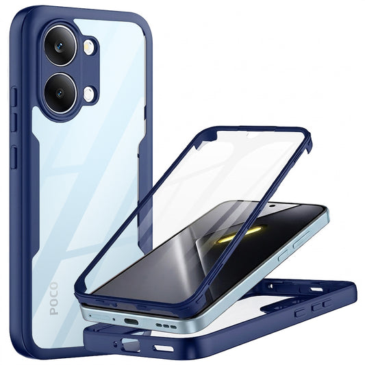 Etui na Xiaomi Poco X8 Pro Max, Techsuit, ColorVerse 360, Niebieskie