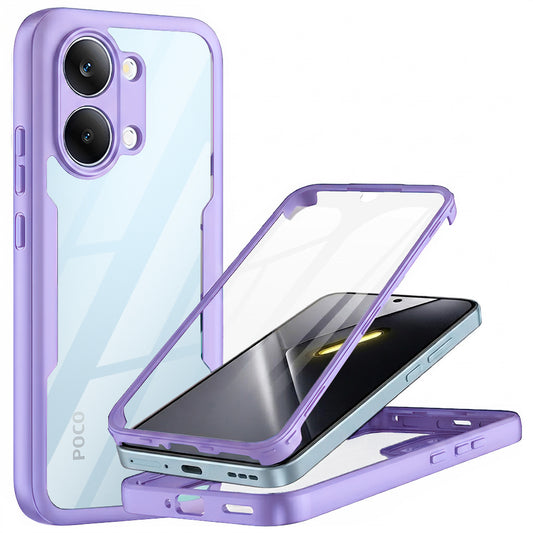 Etui na Xiaomi Poco X8 Pro Max, Techsuit, ColorVerse 360, Fioletowy