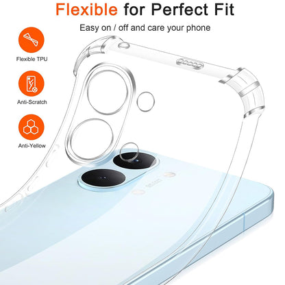 Etui na Xiaomi Poco X8 Pro Max, Techsuit, Shockproof Clear, Przezroczyste