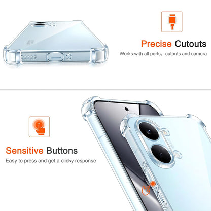 Etui na Xiaomi Poco X8 Pro Max, Techsuit, Shockproof Clear, Przezroczyste