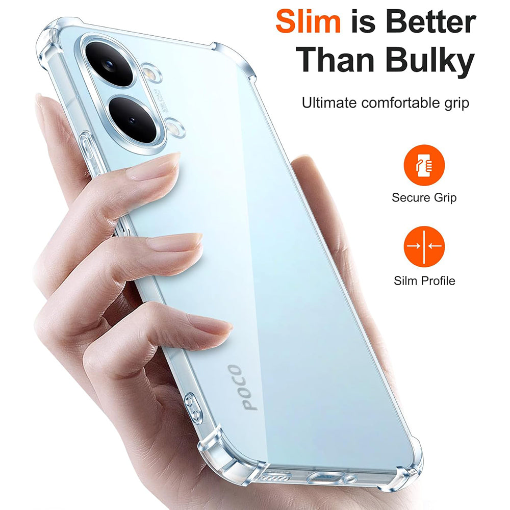 Etui na Xiaomi Poco X8 Pro Max, Techsuit, Shockproof Clear, Przezroczyste