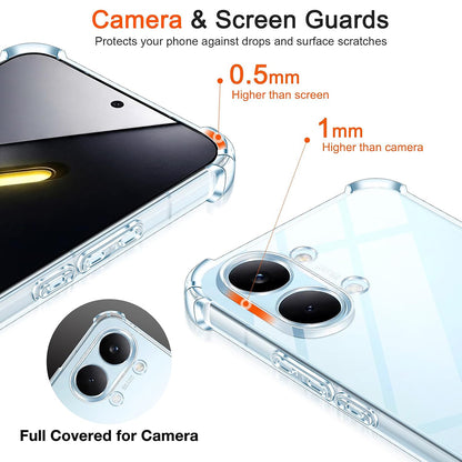 Etui na Xiaomi Poco X8 Pro Max, Techsuit, Shockproof Clear, Przezroczyste