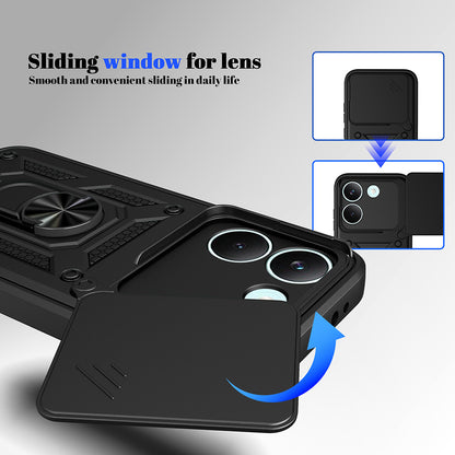 Etui na Xiaomi Poco X8 Pro, Techsuit, CamShield, Niebieskie