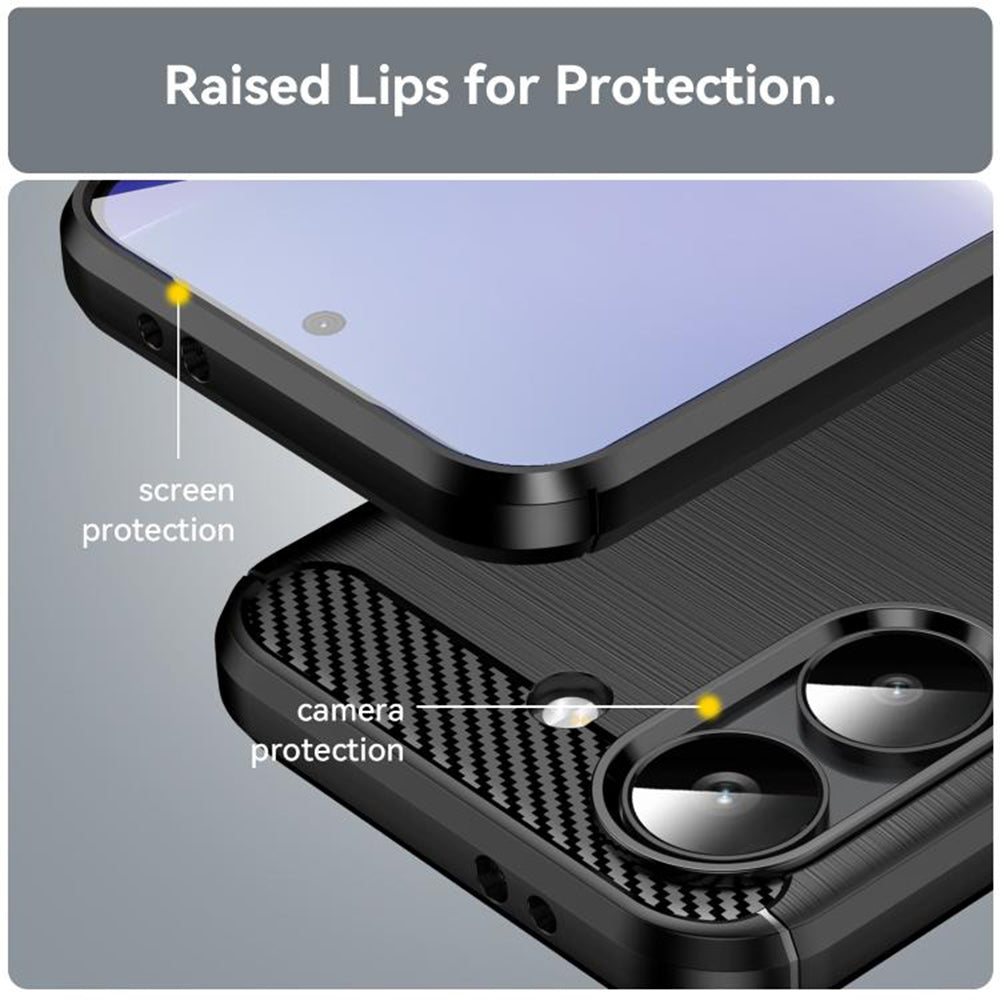 Etui na Xiaomi Poco X8 Pro, Techsuit, Carbon, Niebieskie