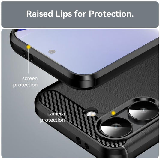 Etui na Xiaomi Poco X8 Pro, Techsuit, Carbon, Niebieskie