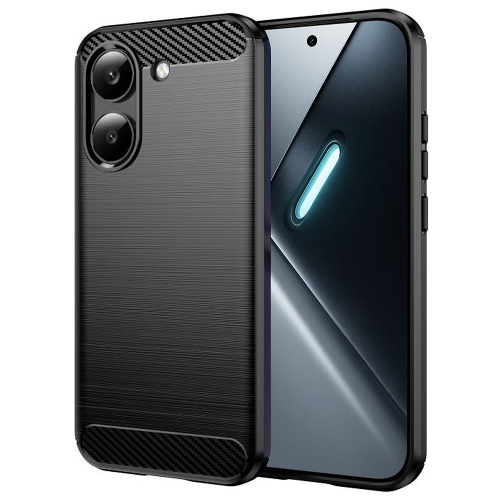 Etui na Xiaomi Poco X8 Pro, Techsuit, Carbon, Czarne