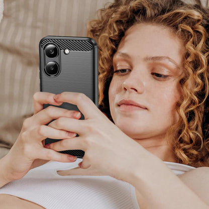 Etui na Xiaomi Poco X8 Pro, Techsuit, Carbon, Czarne