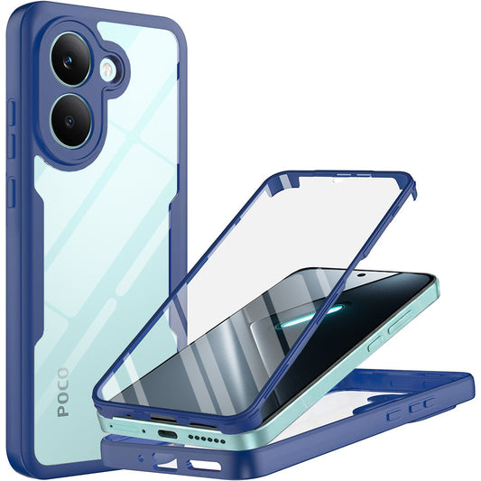 Etui do Xiaomi Poco X8 Pro, Techsuit, ColorVerse 360, Niebieskie