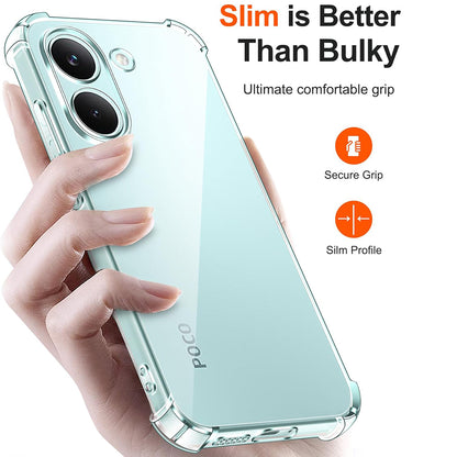 Etui na Xiaomi Poco X8 Pro, Techsuit, Shockproof Clear, Przezroczyste