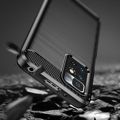Etui do Xiaomi Redmi 10 2022 / 10 (2021), Techsuit, Carbon, Czarny