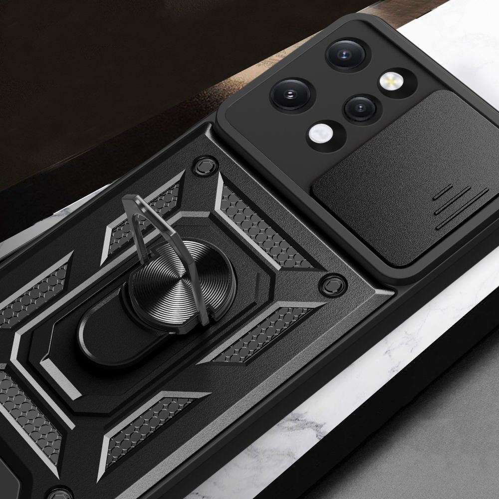 Etui do Xiaomi Redmi 12 5G / 12, Techsuit, CamShield, czarne