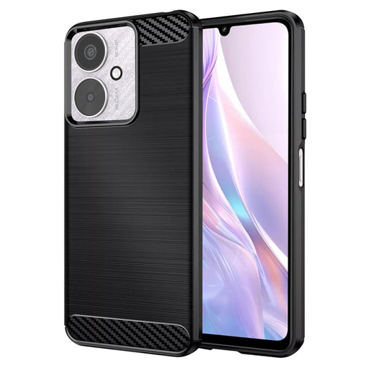 Etui na Xiaomi Redmi 13C 5G / 13C / Poco C65, Techsuit, Carbon, Czarny