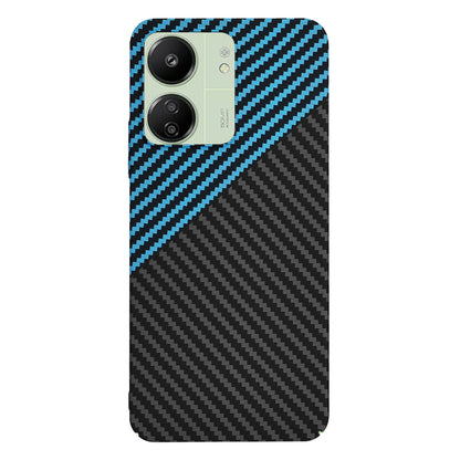 Etui na Xiaomi Redmi 13C 5G / 13C / Poco C65, Techsuit, Carbonite FiberShell, Czarny Bleu