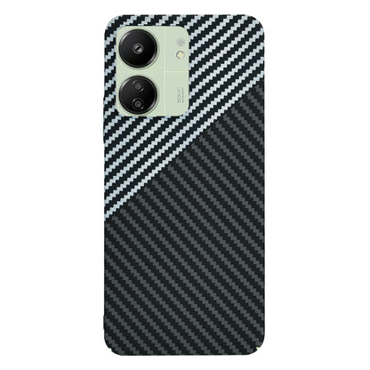 Etui do Xiaomi Redmi 13C 5G / 13C / Poco C65, Techsuit, Carbonite FiberShell, Czarny Szary