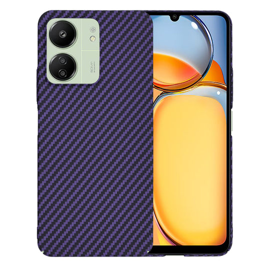 Etui do Xiaomi Redmi 13C 5G / 13C / Poco C65, Techsuit, Carbonite FiberShell, Fioletowy