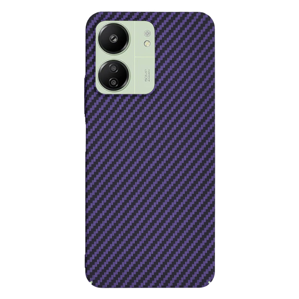 Case for Xiaomi Redmi 13C 5G / 13C / Poco C65, Techsuit, Carbonite FiberShell, Purple