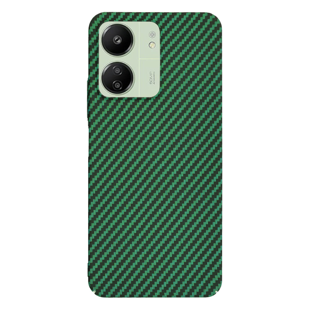 Etui na Xiaomi Redmi 13C 5G / 13C / Poco C65, Techsuit, Carbonite FiberShell, Zielony