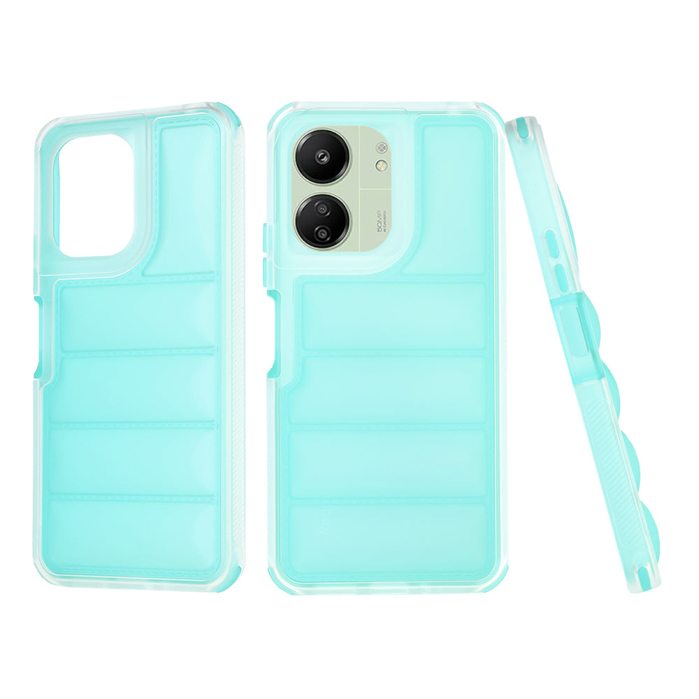 Etui na Xiaomi Redmi 13C 5G / 13C / Poco C65, Techsuit, Wave Shield, Turkusowy