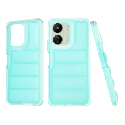 Etui na Xiaomi Redmi 13C 5G / 13C / Poco C65, Techsuit, Wave Shield, Turkusowy