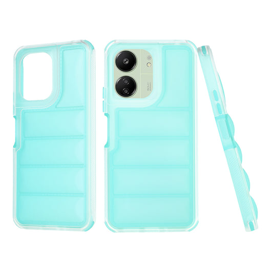 Etui na Xiaomi Redmi 13C 5G / 13C / Poco C65, Techsuit, Wave Shield, Turkusowy