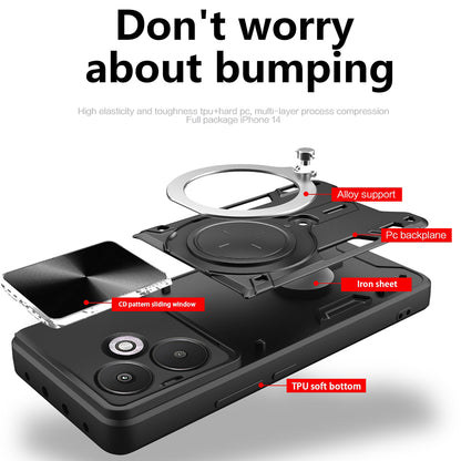 Case for Xiaomi Redmi 13C 5G, Techsuit, CamGuard Pro, Purple