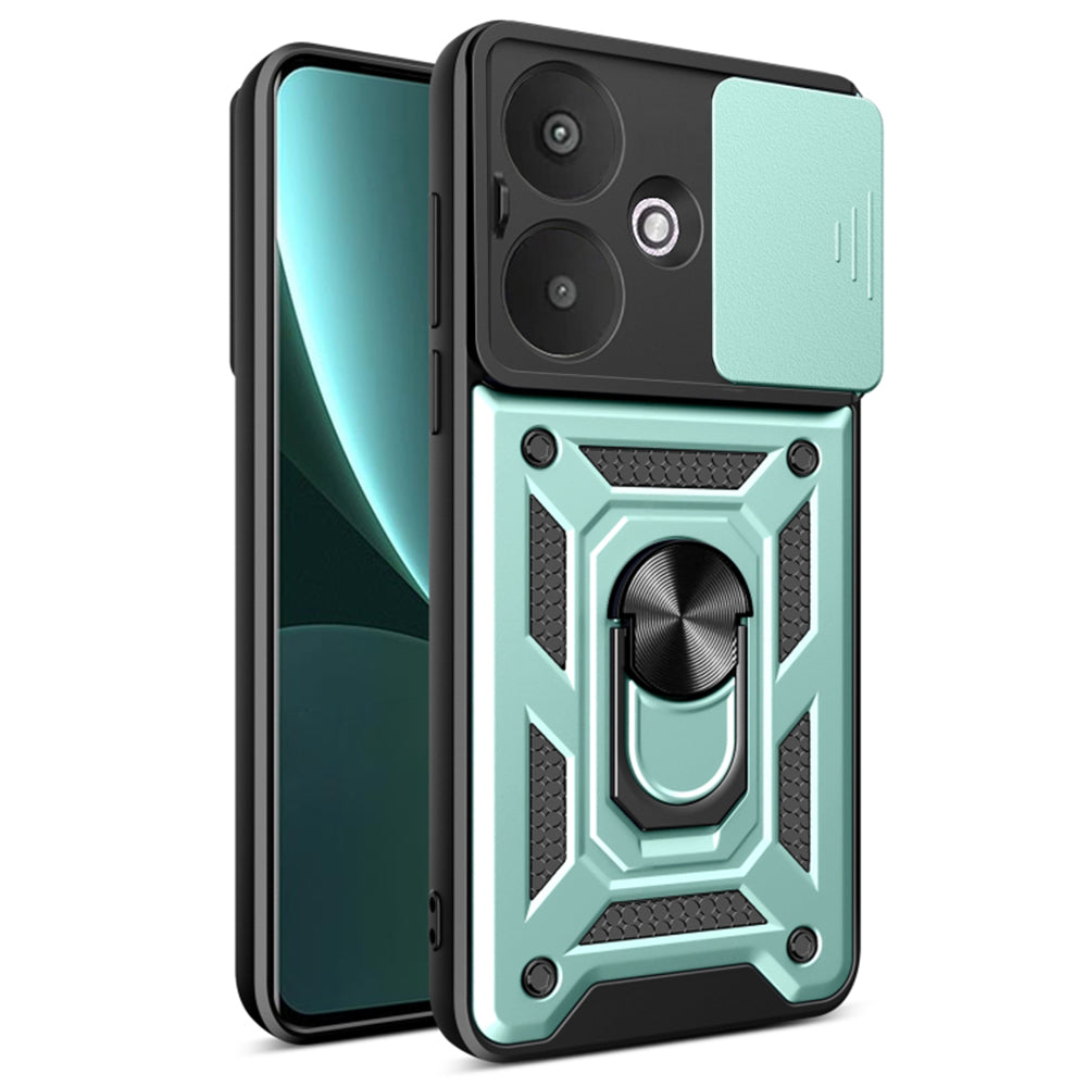 Case for Xiaomi Redmi 13C 5G, Techsuit, CamShield, Green