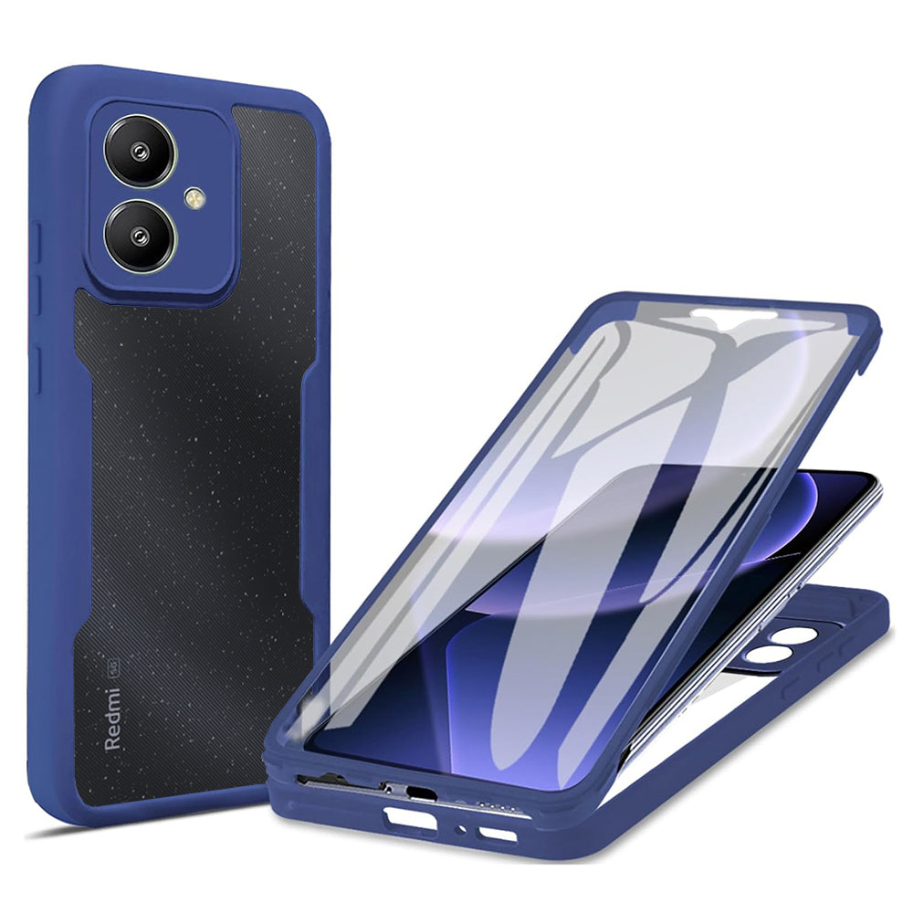 Etui na Xiaomi Redmi 13C 5G, Techsuit, ColorVerse 360, Niebieskie