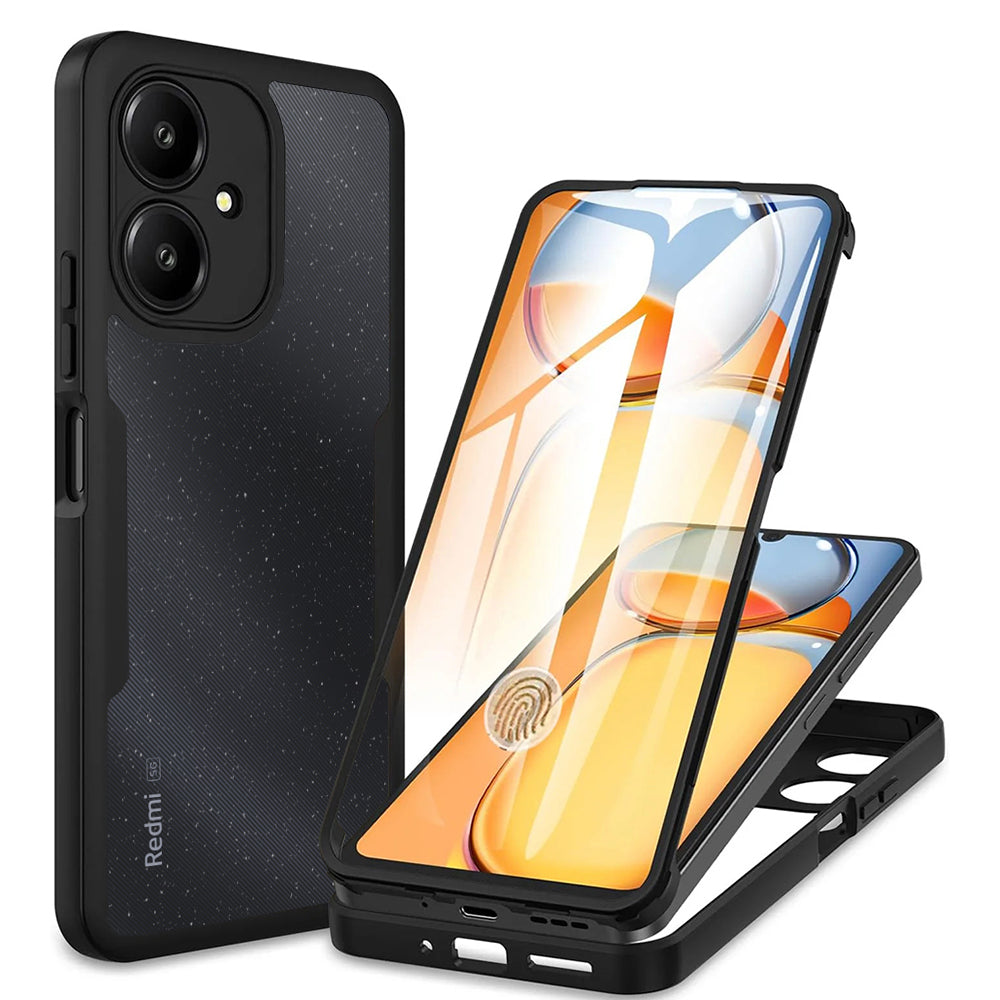 Etui do Xiaomi Redmi 13C 5G, Techsuit, ColorVerse 360, czarne
