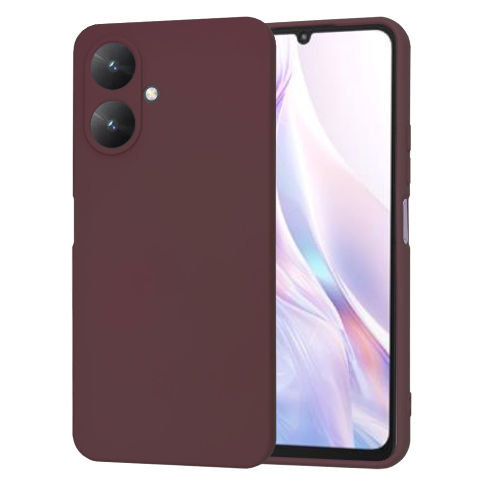 Etui na Xiaomi Redmi 13C 5G, Techsuit, SoftFlex, Wiśniowe