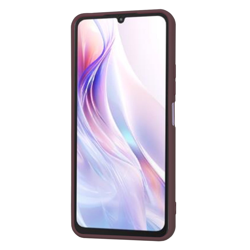 Etui na Xiaomi Redmi 13C 5G, Techsuit, SoftFlex, Wiśniowe