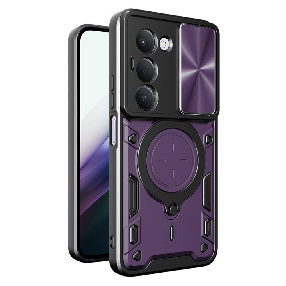 Etui na Xiaomi Redmi 15 5G / 15 4G, Techsuit, CamGuard Pro, Fioletowy