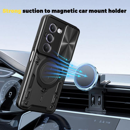 Etui na Xiaomi Redmi 15 5G / 15 4G, Techsuit, CamGuard Pro, Fioletowy