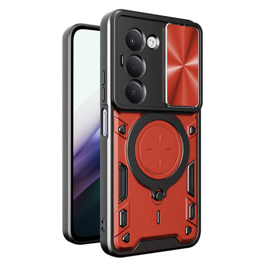 Etui na Xiaomi Redmi 15 5G / 15 4G, Techsuit, CamGuard Pro, Czerwone