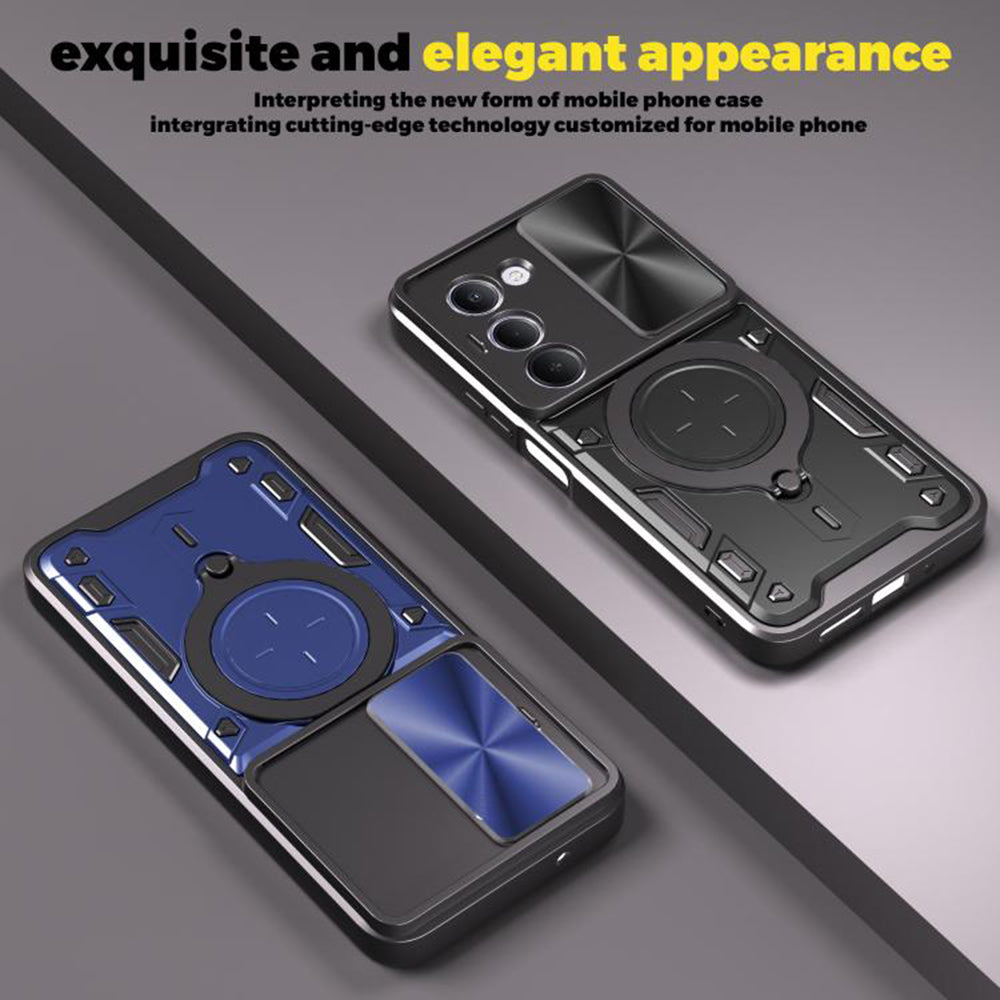 Etui na Xiaomi Redmi 15 5G / 15 4G, Techsuit, CamGuard Pro, Czerwone