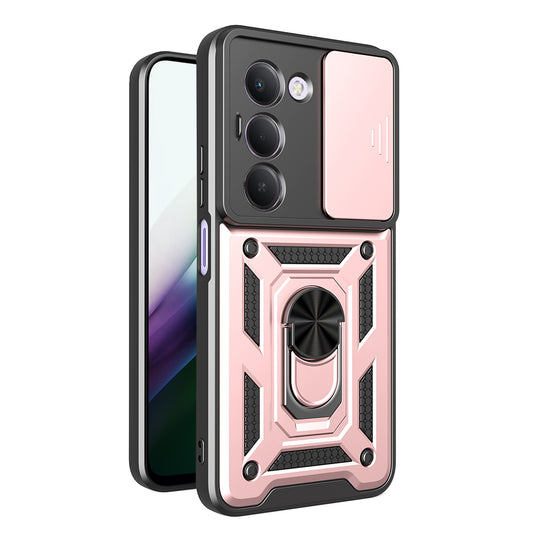 Etui na Xiaomi Redmi 15 5G / 15 4G, Techsuit, CamShield, Różowe