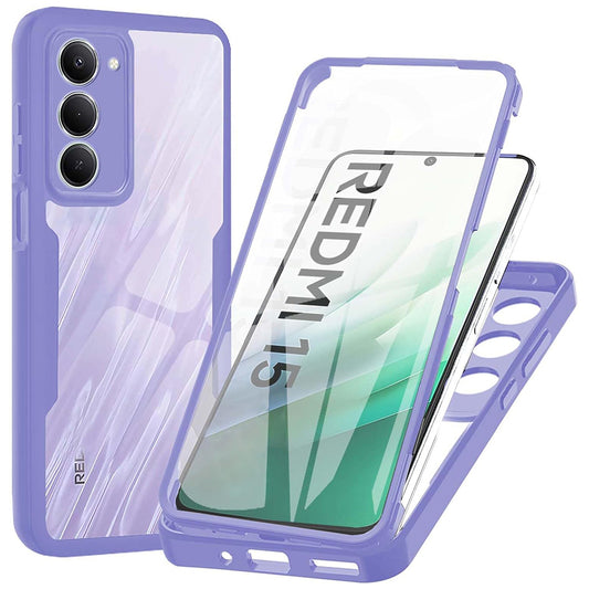 Case for Xiaomi Redmi 15 5G / 15 4G, Techsuit, ColorVerse 360, Purple