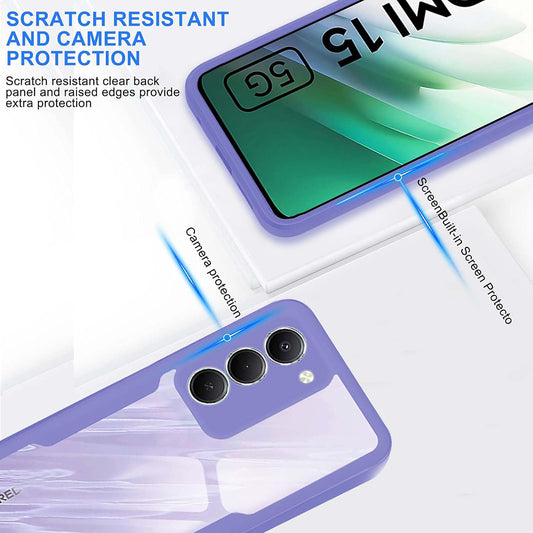 Etui na Xiaomi Redmi 15 5G / 15 4G, Techsuit, ColorVerse 360, Fioletowy
