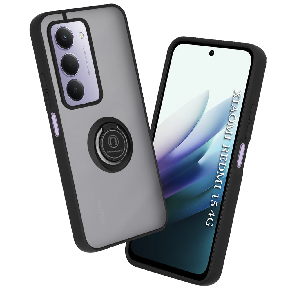 Etui na Xiaomi Redmi 15 5G / 15 4G, Techsuit, Glinth, Czarne