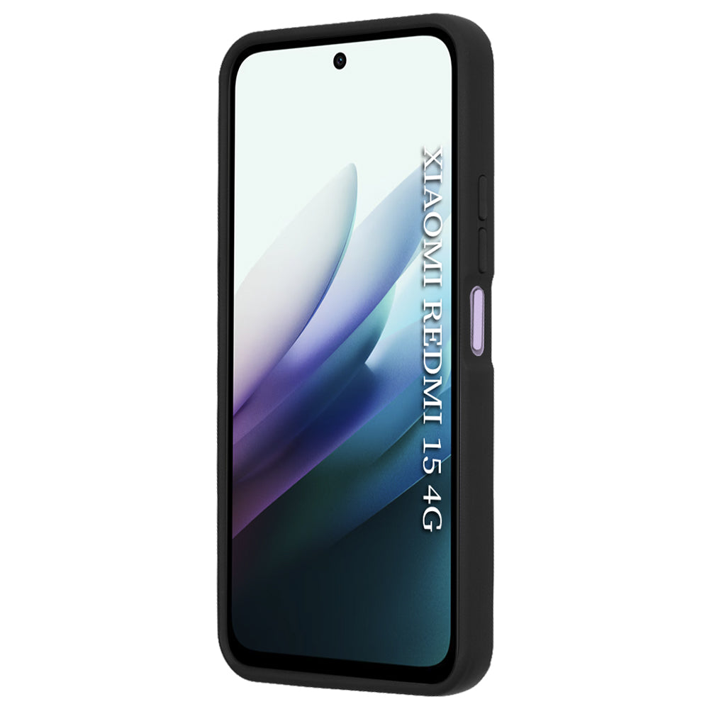 Etui na Xiaomi Redmi 15 5G / 15 4G, Techsuit, Glinth, Czarne